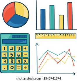 A Set of Vector Math Elements for School and Education