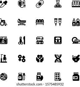 Set of vector medical icons and symbols in flat design medicine and health with elements for mobile concepts and web apps. Collection of modern medical and health life infographic logo and pictogram