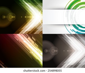Set vector modern abstract backgrounds design can be use for Business Brochure, Flyer, Website Banners, Corporate Report, Presentation, Advertising templates