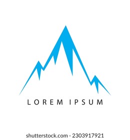 Set of vector mountain and outdoor adventures logo