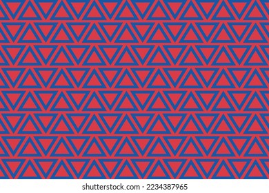 Set of vector nice triangle pattern for background, this vector is colored red and blue.
