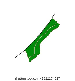 Set vector of palestine isolated on white background. Vector illustration