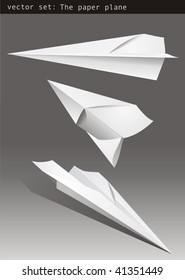 Set vector - paper plane 2