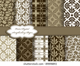 set of vector paper for scrapbook