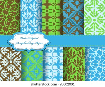 set of vector paper for scrapbook