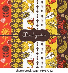 set of vector paper for scrapbook