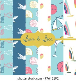 set of vector paper for scrapbook