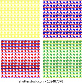 set of vector pattern paper for scrapbook
