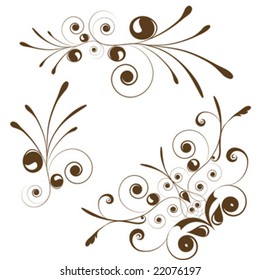 set of vector patterns for design