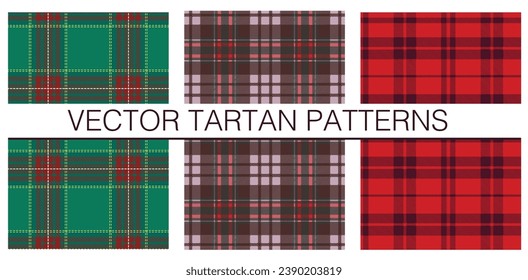 A set of vector patterns inspired by Scottish patterns that create the illusion of warmth. Its seamless character ensures that it can be integrated into any design while maintaining a cozy feel.