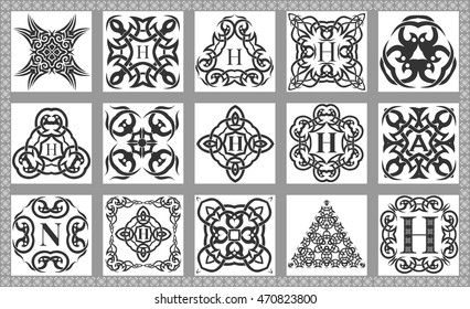 set of vector patterns for your creativity Vector EPS 10