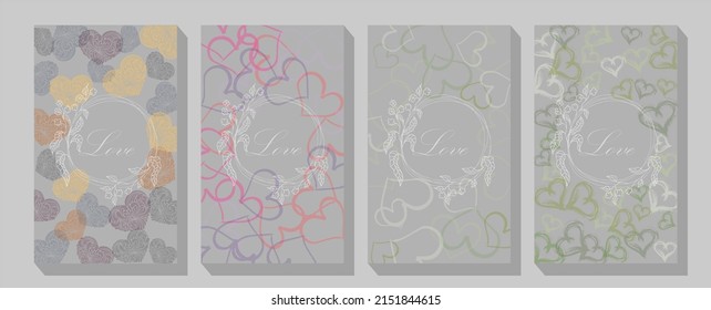 Set of vector posters or event banner. Flyers, invitation, poster, brochure, banner.