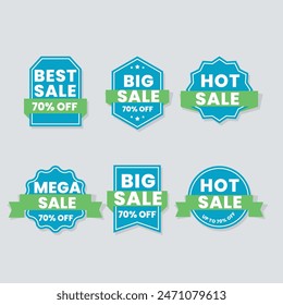 Set of vector red starburst, sunburst badges. Simple flat style vintage labels, stickers with sale discount text. Sale quality tags and labels. Template banner shopping badges.