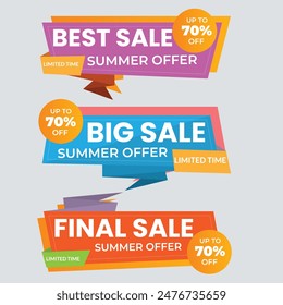 Set of vector red starburst, sunburst badges. Simple flat style vintage labels, stickers with sale discount text. Sale quality tags and labels. Template banner shopping badges.