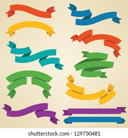 Set of vector ribbons for your design