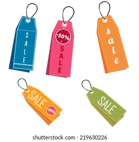Set of vector sale banners