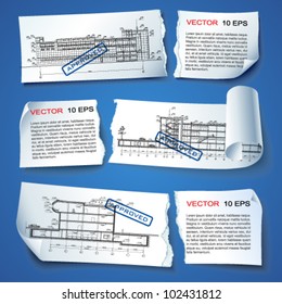 Set of vector sample stickers on neutral background for various use. More in my portfolio.