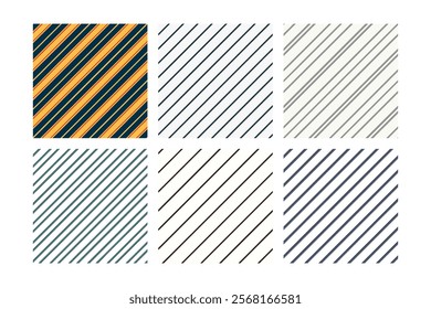 set of vector seamless pattern