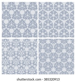 set of vector seamless patterns