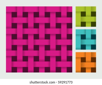 Set of vector seamless patterns