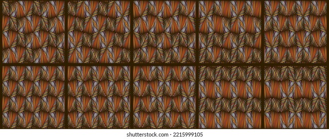 Set of vector seamless patterns. Geometry, lines, abstract objects, backgrounds, prints for your ideas.