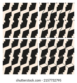 Conjunto de patrones abstractos vectoriales sin fisuras