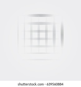 A set of vector shadows that consist of ovals in the form of a square