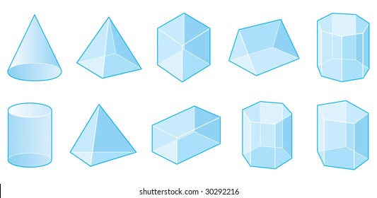 Set of vector shapes