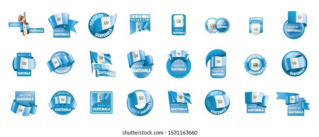 Set of vector signs made in Guatemala