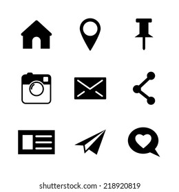 Vector Instagram Symbol Instagram Logo Black And White