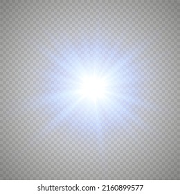 Set of vector spotlights. Scene. Light effects. Vector graphics.
