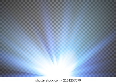 Satz von Vektorschildern. Szene. Lichteffekte. Vektorgrafiken.
