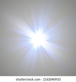 Set of vector spotlights. Scene. Light effects. Vector graphics.
