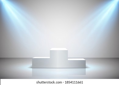 Conjunto de focos vectoriales. Escena. Efectos de iluminación. Gráficos vectoriales.