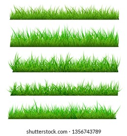 Set of Vector Spring Grass