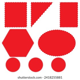 Set of vector starburst, sunburst badges. Vintage labels. Starburst sale sticker. Colored stickers. Sunburst price tags