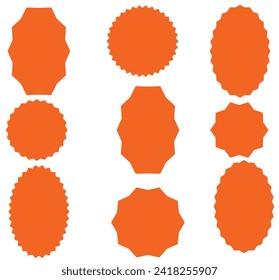 Juego de starburst vectorial, insignias de arrebato de sol. Etiquetas antiguas. Etiqueta de venta de Starburst. Etiquetas de colores. Etiquetas de precios de Sunburst