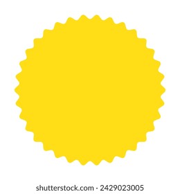  Set of vector starburst, sunburst badges. Nine different color. Simple flat style Vintage labels. Design elements. Colored stickers. A collection of different types and colors icon. eps 10