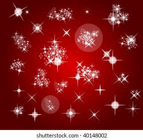 set of vector stars
