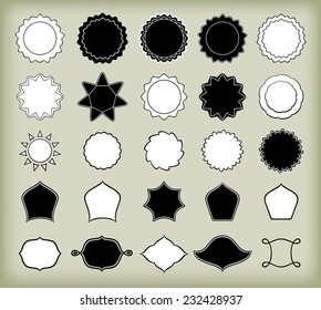 set of vector stickers