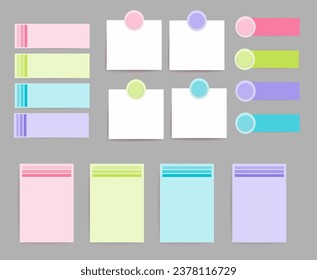Set of vector stickers. Infographic design.