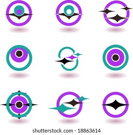 A set of vector symbols for creative design