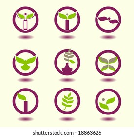 A set of vector symbols for creative design