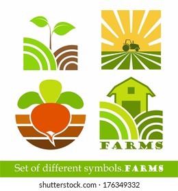 set of vector symbols Farm