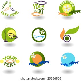 set of vector symbols on spa