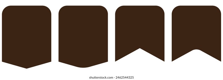 Conjunto de etiquetas de Vector o etiquetas. Ilustración vectorial