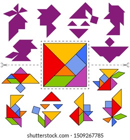 755 Tangram Man Images, Stock Photos & Vectors | Shutterstock