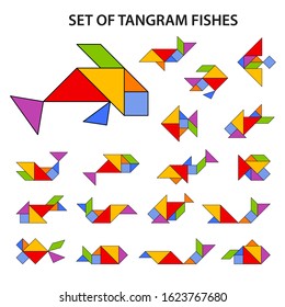 Tangram shapes