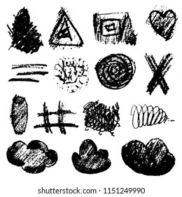 set of vector textures brush made for your backgrounds