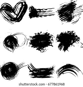 set of vector textures brush made for your backgrounds